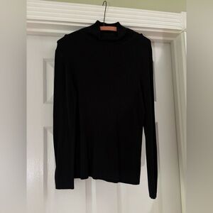 Faded Glory black Turtleneck top